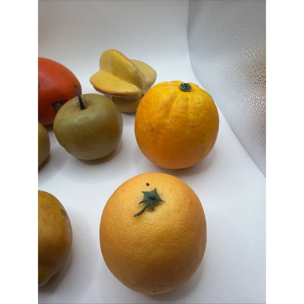 Mixed Artificial Fruit Set Faux Apples‎ Oranges Decor Bowl Filler Kitchen
